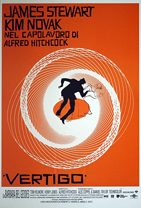 La plancia di Vertigo di Alfred Hitchcock