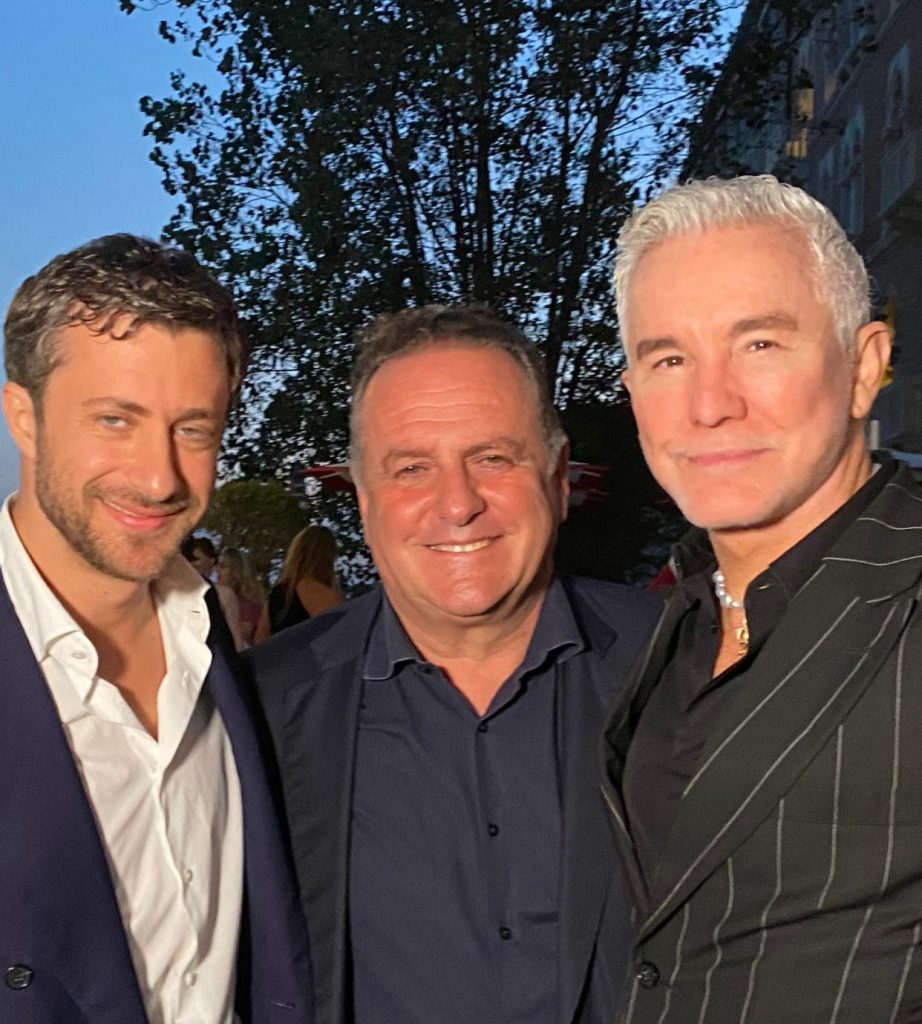 Pascal Vicedomini con Francesco Carrozzini e Baz Luhrmann al Capri Hollywood