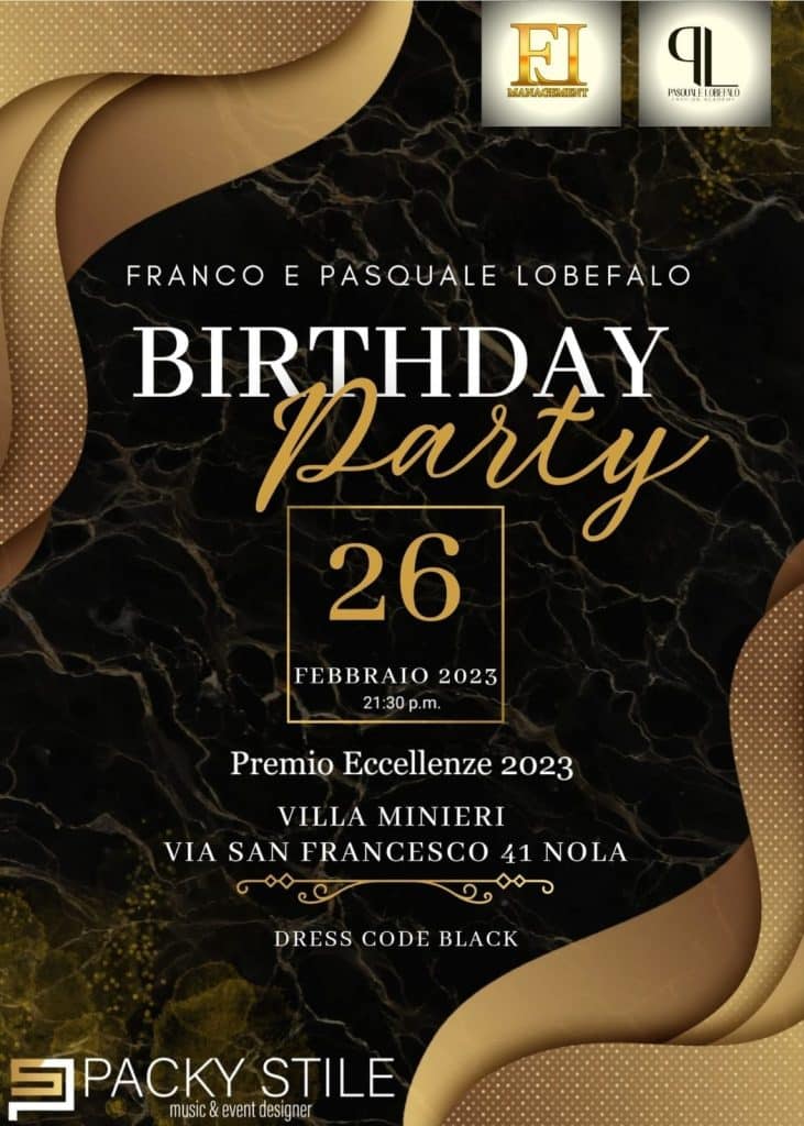 Locandina Lobefalo Bday Party