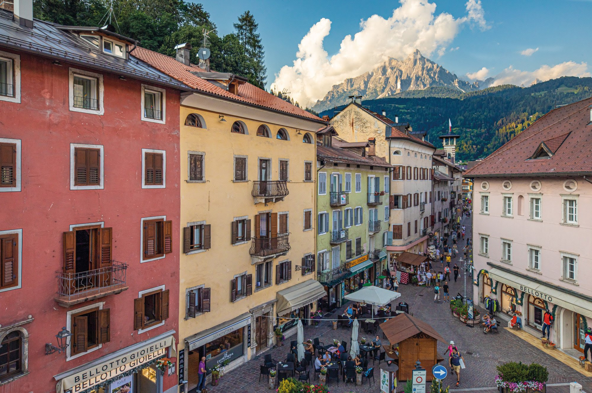 Il centro di Fiera di Primiero