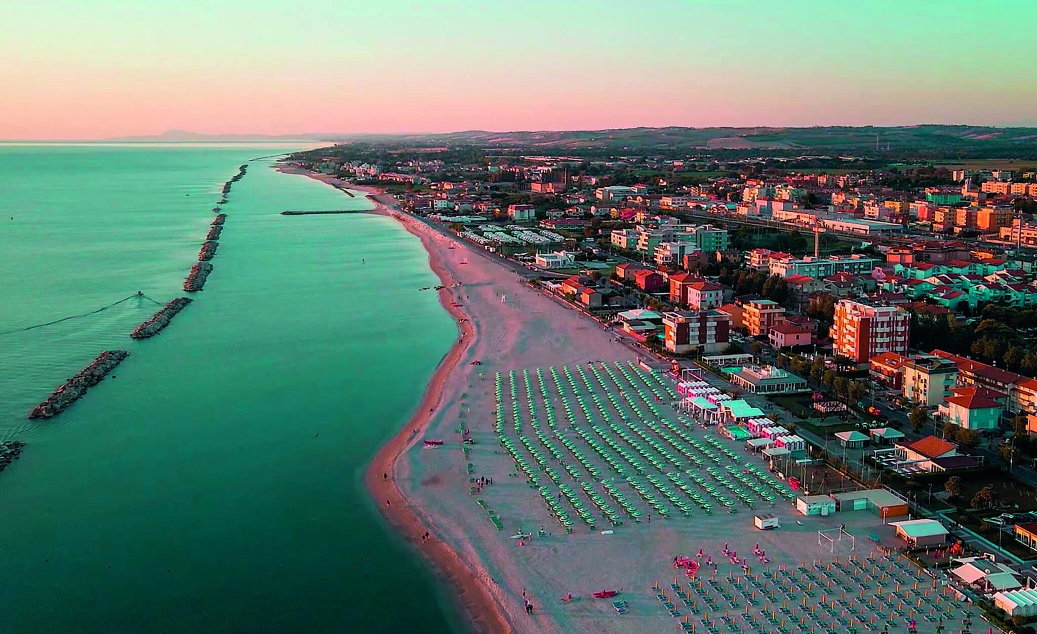 La spiaggia di Fano