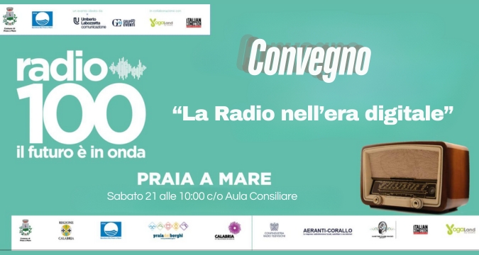 La Radio nell’era digitale, convegno nella sala consiliare del Comune di Praia sabato 21 alle 10