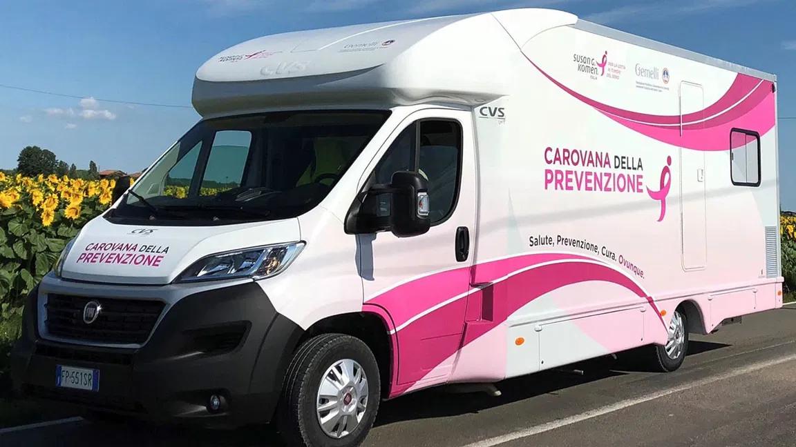 Camper Carovana della Prevenzione Komen