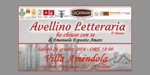 Avellino Letteraria: Evento culturale dedicato al libro di Emanuela Esposito Amato “Ho chiuso con te”