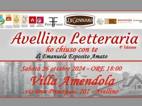 Avellino Letteraria: Evento culturale dedicato al libro di Emanuela Esposito Amato “Ho chiuso con te”