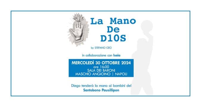 La Mano De D10S: Evento Benefico al Maschio Angioino per i Bambini del Santobono Pausilipon