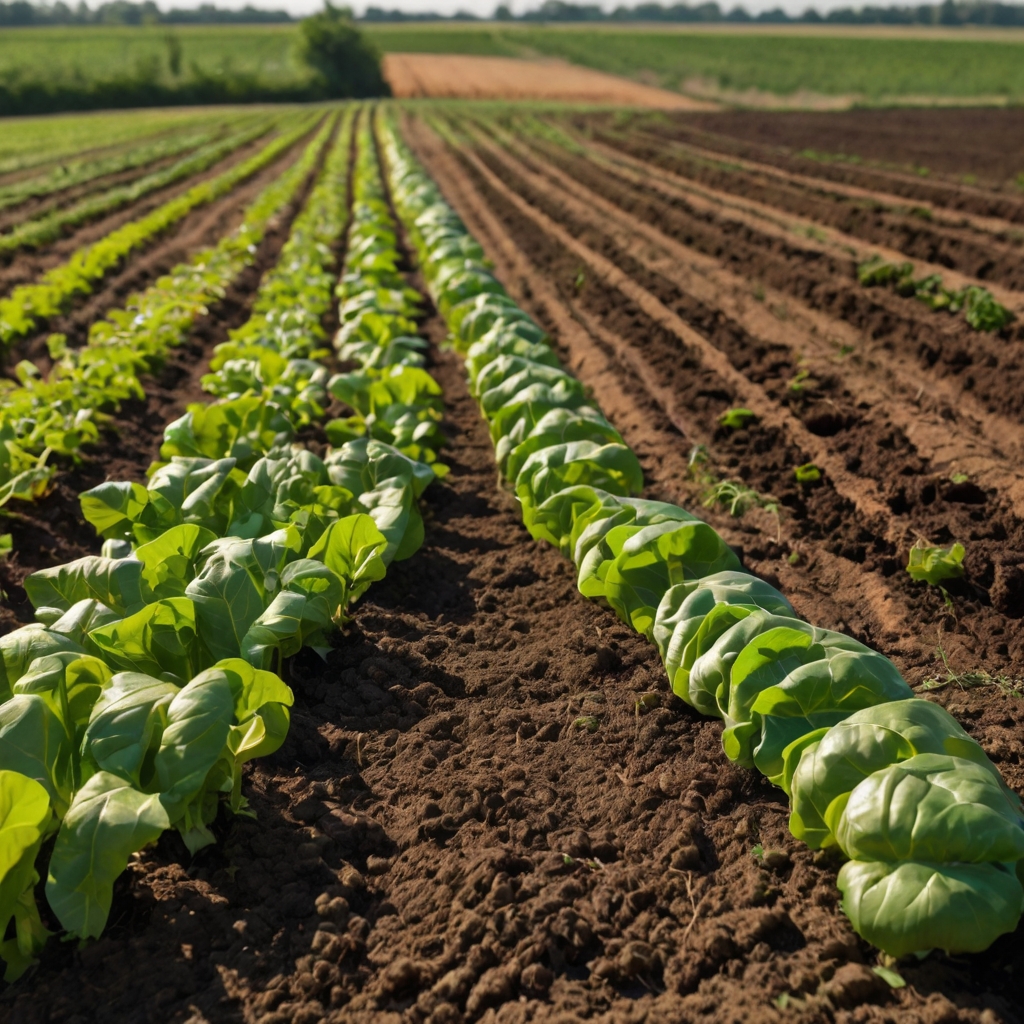 Sistema agroforestale che integra alberi e colture per sostenere le pratiche agricole