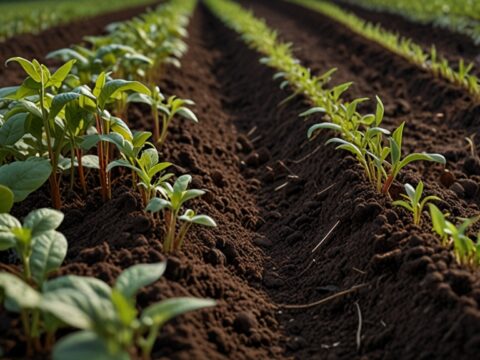 Sistema agroforestale che integra alberi e colture per sostenere la resilienza