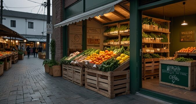 "Prodotti locali venduti direttamente dai produttori ai consumatori per una maggiore sostenibilità"