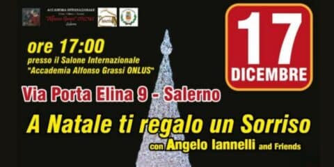 "A Natale ti Regalo un Sorriso": Solidarietà e Spettacolo a Salerno con Angelo Iannelli