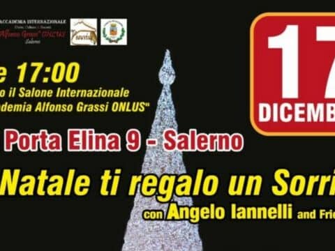 "A Natale ti Regalo un Sorriso": Solidarietà e Spettacolo a Salerno con Angelo Iannelli