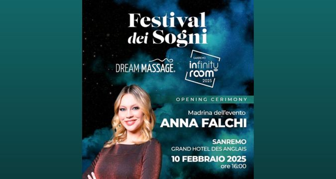 Festival dei Sogni 2025 al Grand Hotel des Anglais: benessere, ospitalità e grandi eventi a Sanremo, inaugurazione con Anna Falchi