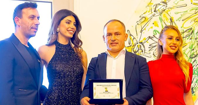 Ylli Ujka premiato al Premio Eccellenze d’Italia per il progetto Philipp Plein Residence